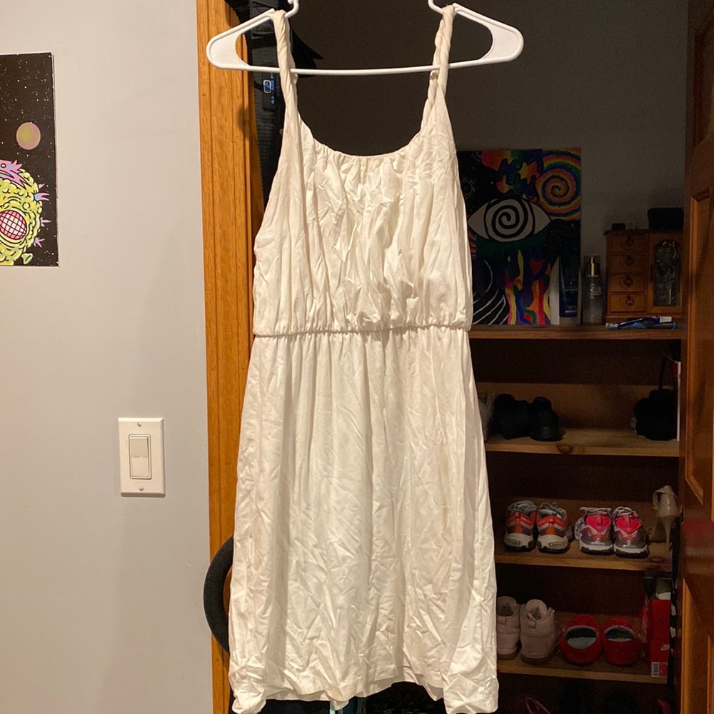 white dress